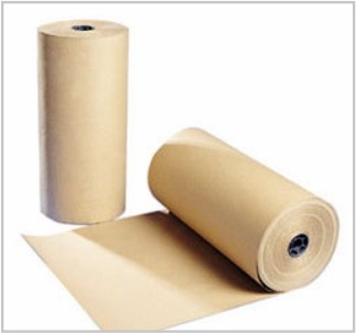 Brown kraft paper reel